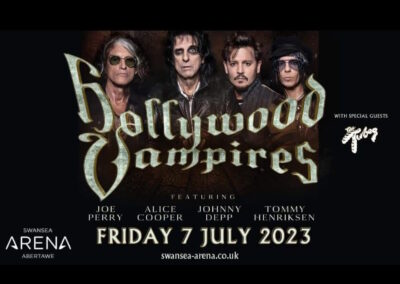 Hollywood Vampires Gig Poster